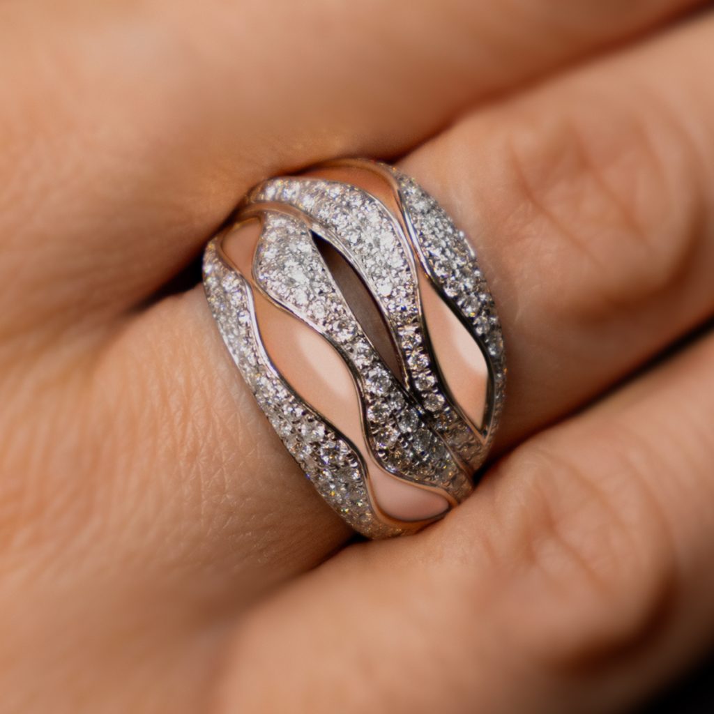 Anello Donna Oro Bianco GL100823